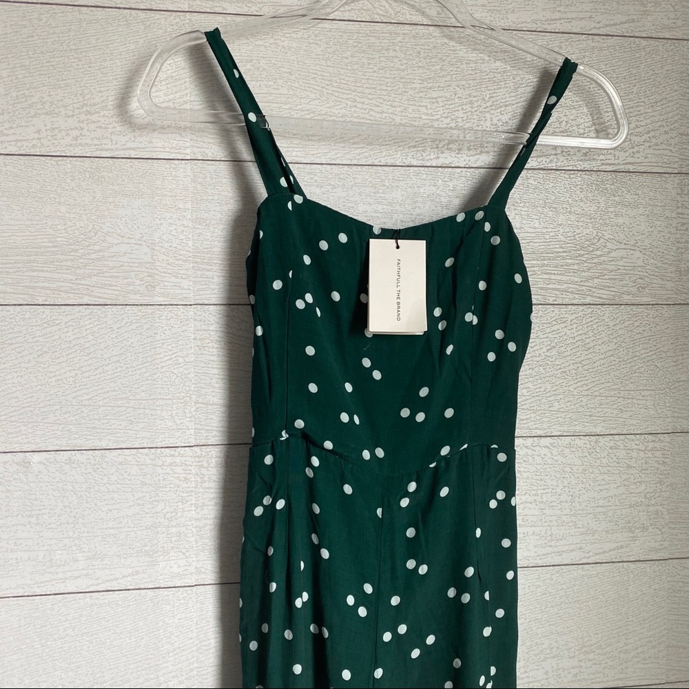 FINAL PRICE Faithfull The Brand Lea Polka Dot Jumpsuit - Picture 5 of 6
